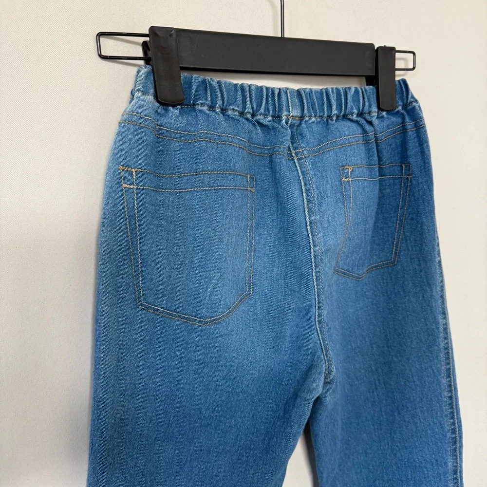 Mini‎ Boden Girls 12Y Blue Medium Wash Skinny Pull On Jeans Pants Bottoms